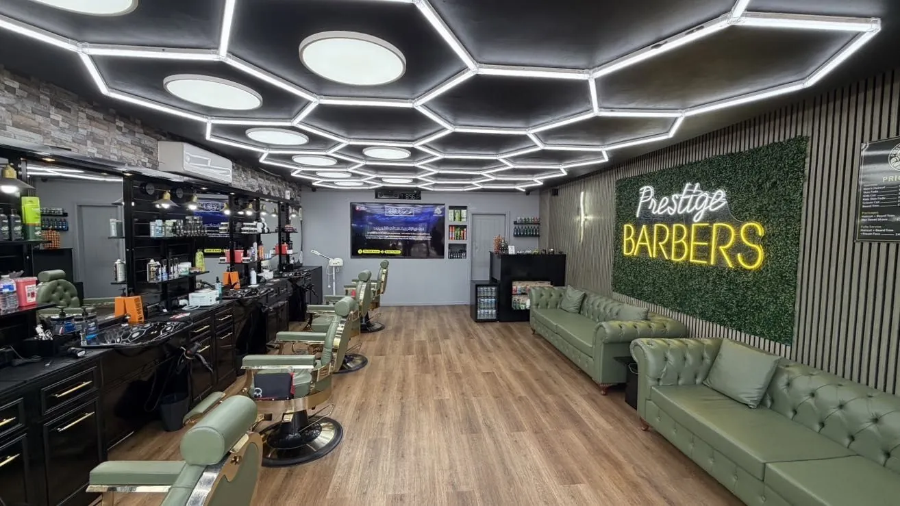 Inside Prestige Barbers in Yardley
